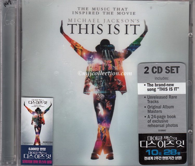 This Is It – 2 CD Set – CD Album – 2009 (Korea)