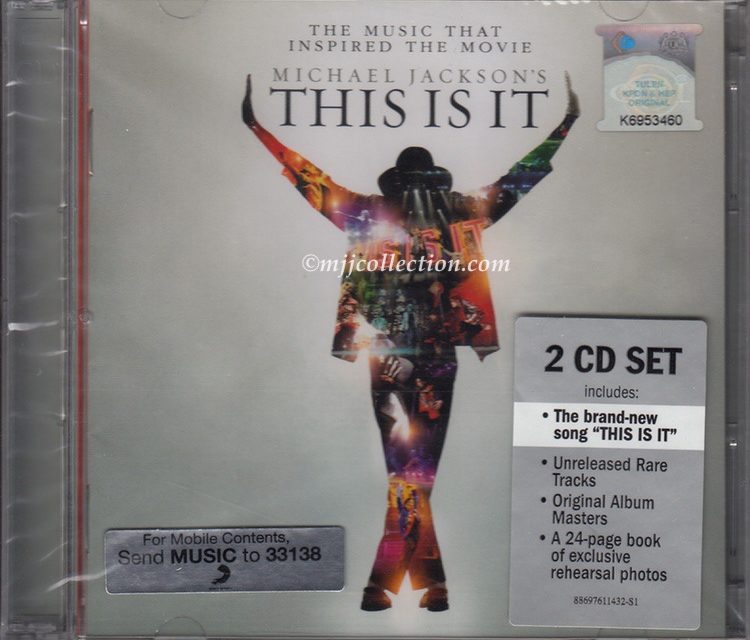 This Is It – 2 CD Set – CD Album – 2009 (Malaysia)