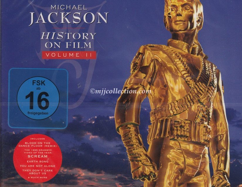 HIStory On Film – Volume II – Digipak – DVD – 2003 (UK)