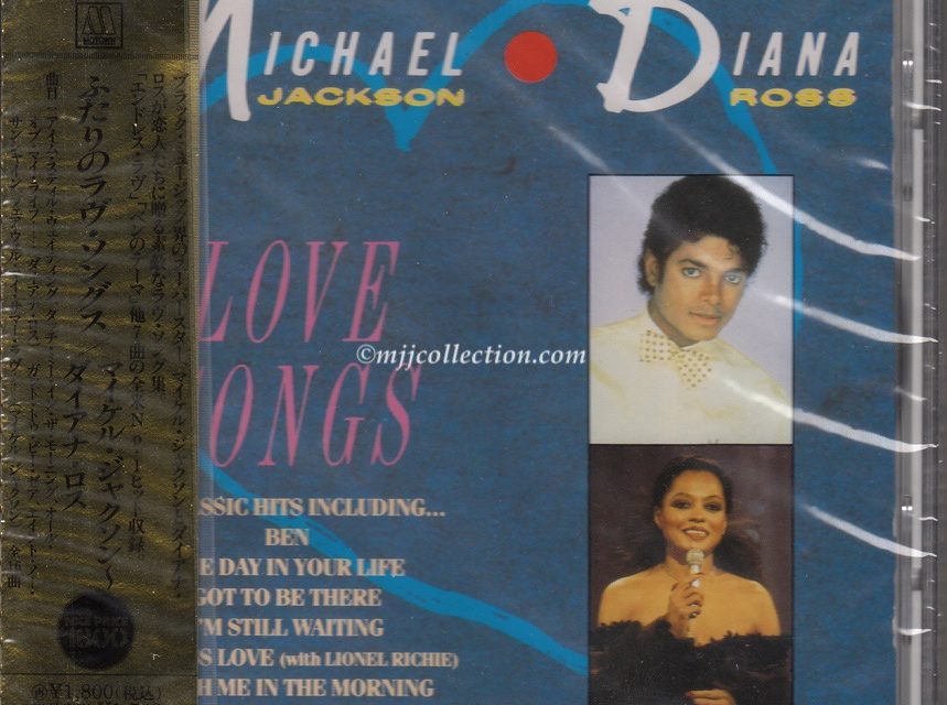 Love Songs – Michael Jackson & Diana Ross – CD Compilation – 1994 (Japan)