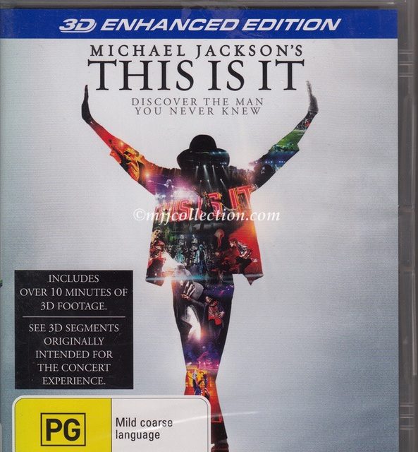 This Is It – 3D Enhanced Edition – Promotional – Blu-ray Disc (Australia)