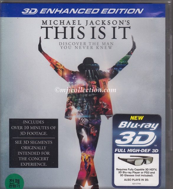 This Is It – 3D Enhanced Edition – Promotional – Blu-ray Disc (China)