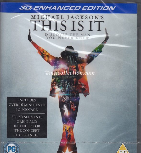 This Is It – 3D Enhanced Edition – Promotional – Blu-ray Disc (UK)