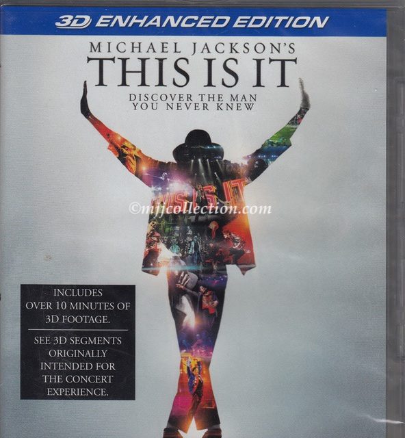 This Is It – 3D Enhanced Edition – Promotional – Blu-ray Disc (USA)