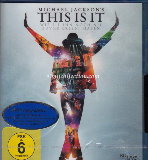 This Is It – Blu-ray Disc – 2010 (Germany)