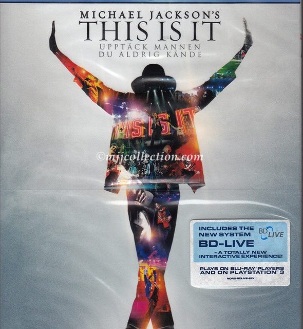 This Is It – Blu-ray Disc – 2010 (Nordic – Sweden)