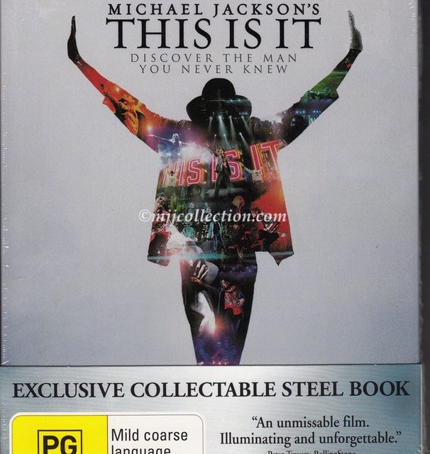 This Is It – Exclusive Collectable Steelbook – Blu-ray Disc – 2010 (Australia)