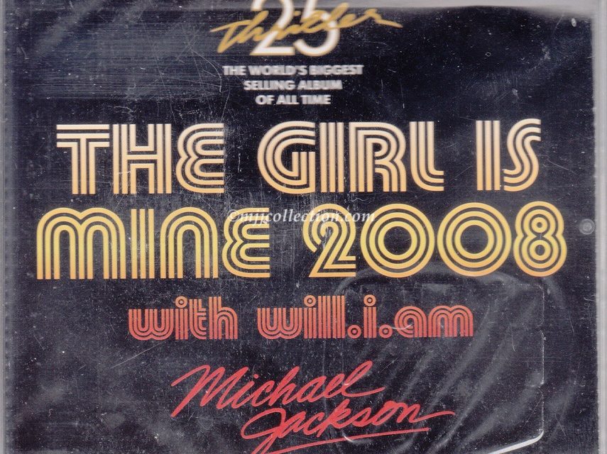 The Girl Is Mine 2008 with will.i.am – CD Single – 2008 (Europe)