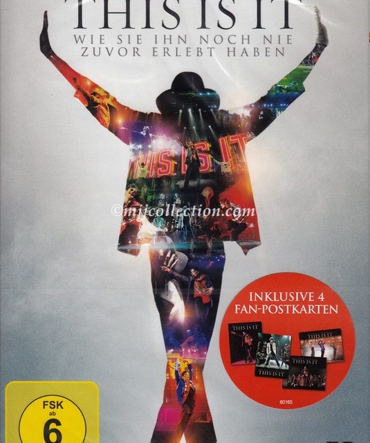 This Is It – 4 Postcards Edition – DVD – 2010 (Germany)