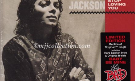 I Just Can’t Stop Loving You – Bad 25 Issue – Limited Edition – 7″ Single – 2012 (Italy)