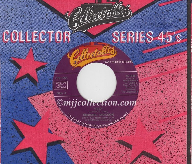 Ben – Collectables – Michael Jackson – 7″ Single – Unknown (USA)