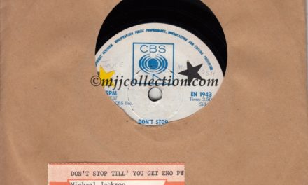 Don’t Stop `Til You Get Enough – 7″ Single – 1979 (Rhodesia)
