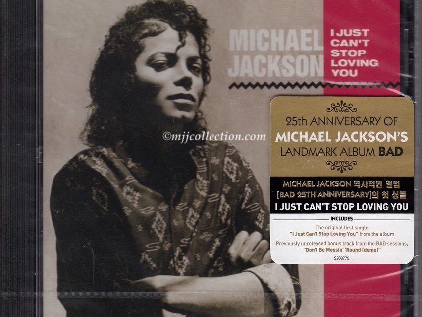 I Just Can’t Stop Loving You – Bad 25 Issue – CD Single – 2012 (Korea)