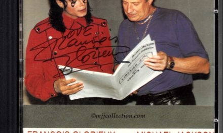 Francois Glorieux plays Michael Jackson – Signed by Francois Glorieux – CD Album – 1988 (Belgium)