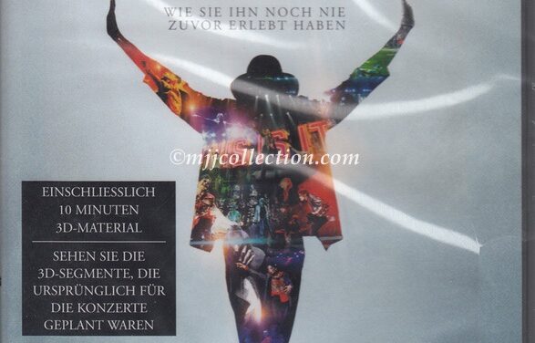 This Is It – 3D Enhanced Edition – Promotional – Blu-ray Disc (Germany)
