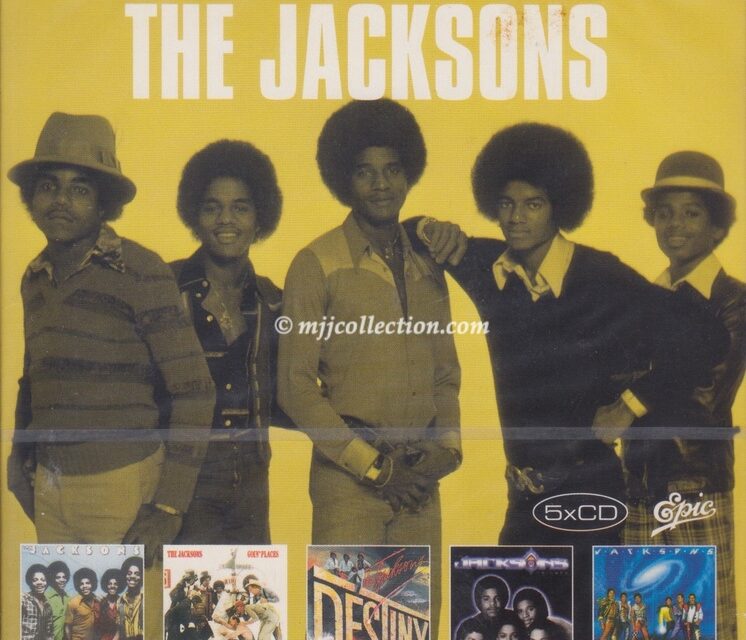 The Jacksons – The Jacksons – Goin’ Places – Destiny – Triumph – Victory – “Original Album Classics” Series – 5 CD Album Box Set – 2019 (Europe)