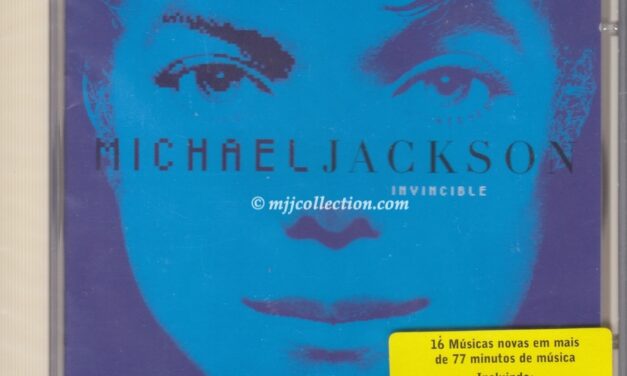 Invincible – Blue Artwork – CD Album – 2001 (Brazil)