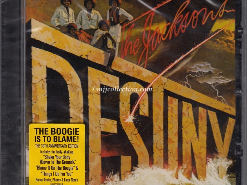 The Jacksons – Destiny – The 30th Anniversary Edition – CD Album – 2008 (Europe)