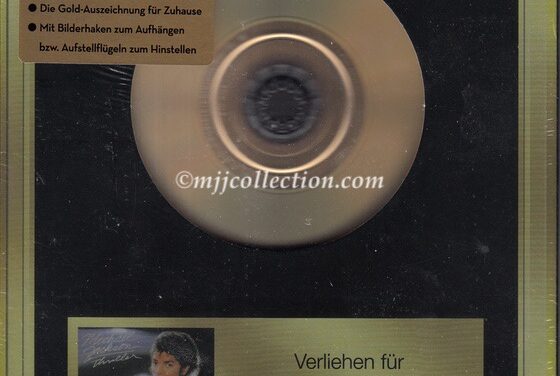 Gold Award – Thriller – Special Edition – CD Album – 2006 (Germany)