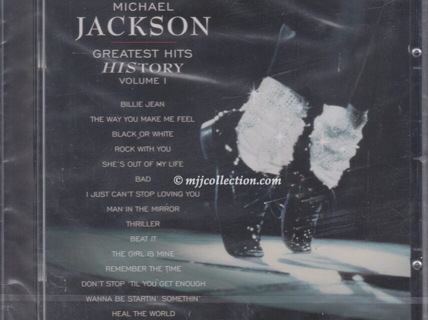 Greatest Hits HIStory Volume 1 – CD Compilation – 2001 (Europe)