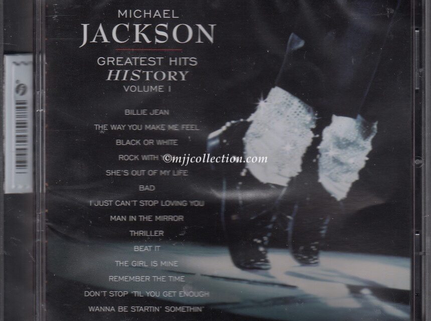 Greatest Hits HIStory Volume 1 – CD Compilation – 2001 (South Africa)