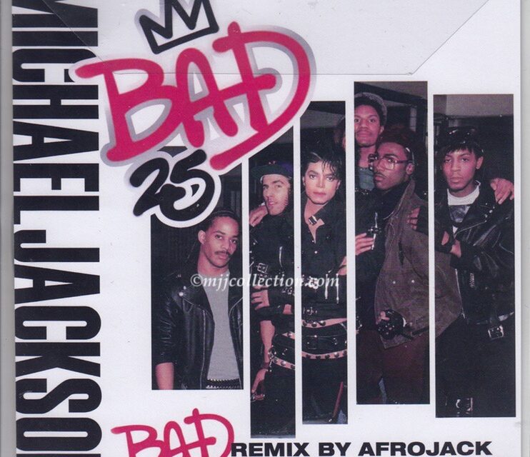 Bad 25 Anniversary – Remix By AfroJack – Promotional – CD Single – 2012 (USA)