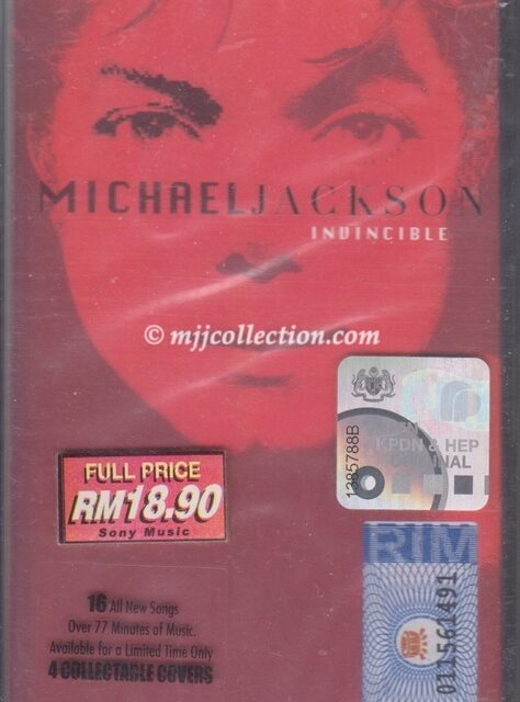 Invincible – Red Artwork – Cassette Album – 2001 (Malaysia)