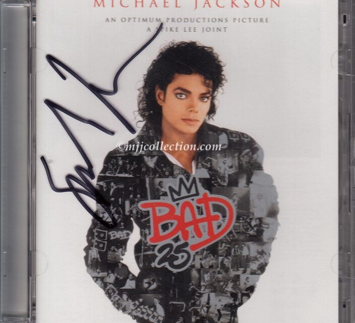 Bad 25 Anniversary – Spike Lee’s Documentary – Signed by Spike Lee – DVD – 2013 (USA)