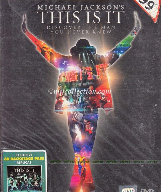 This Is It – 2 Disc Special Edition – 3D Backstage Pass – Version 2 – DVD – 2010 (Thailand)