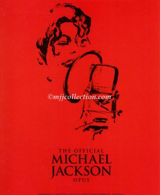 The Official Michael Jackson Opus Postcard 4 – Promotional – Postcard – 2009 (UK)